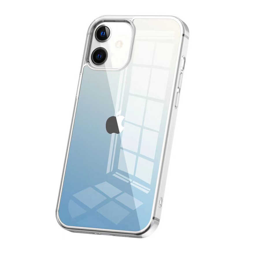 Apple iPhone 12 Kılıf Wiwu Chameleon Glass Kapak