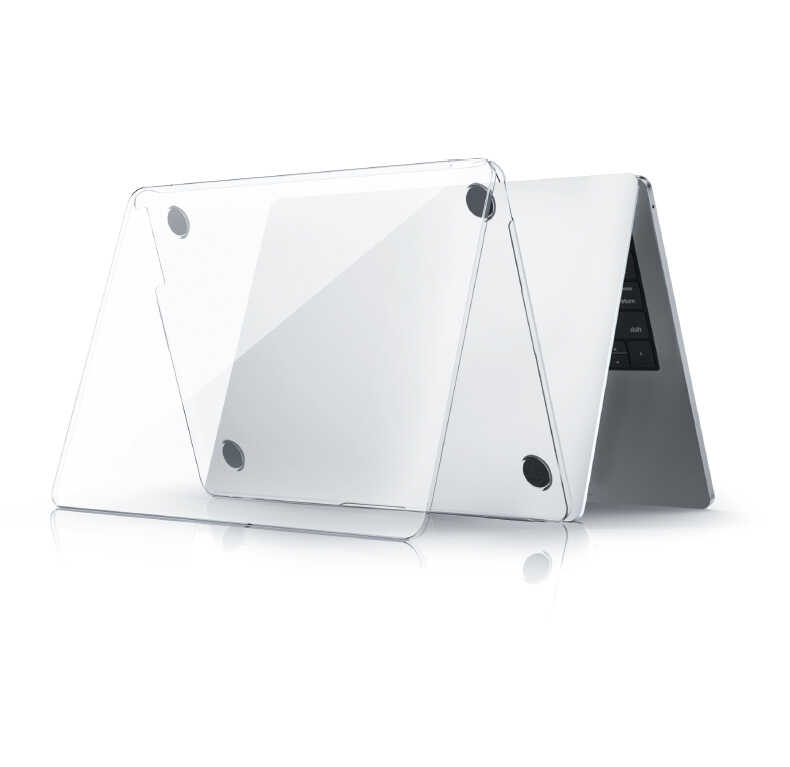 Apple Macbook 13.3' Pro 2020 Wiwu Ultra İnce Sararmayan Şeffaf MacBook Crystal iShield Kapak