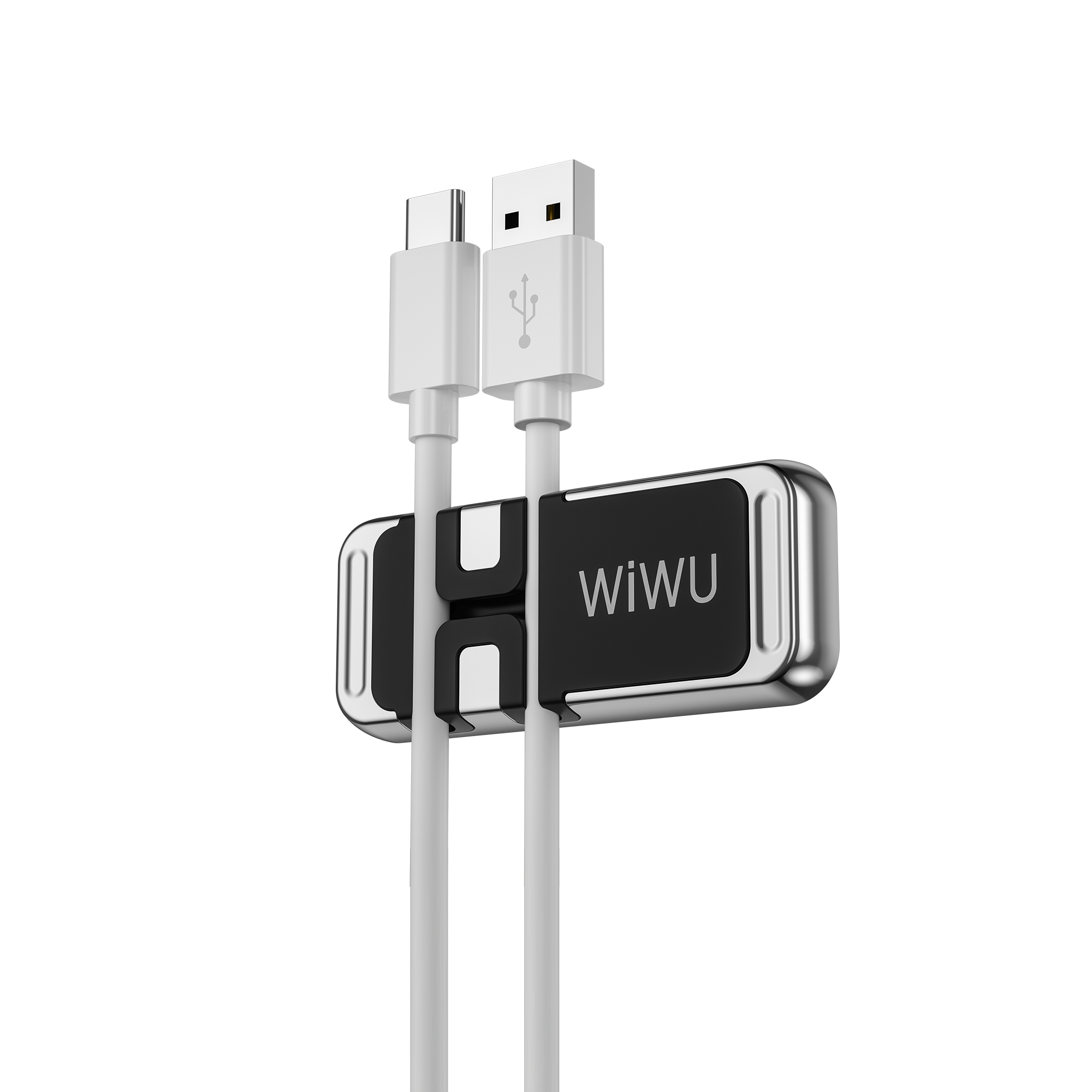 Wiwu CH011 Kablo Düzenleyicili Magnetik Düz Zemin Versiyon Araç Telefon Tutucu