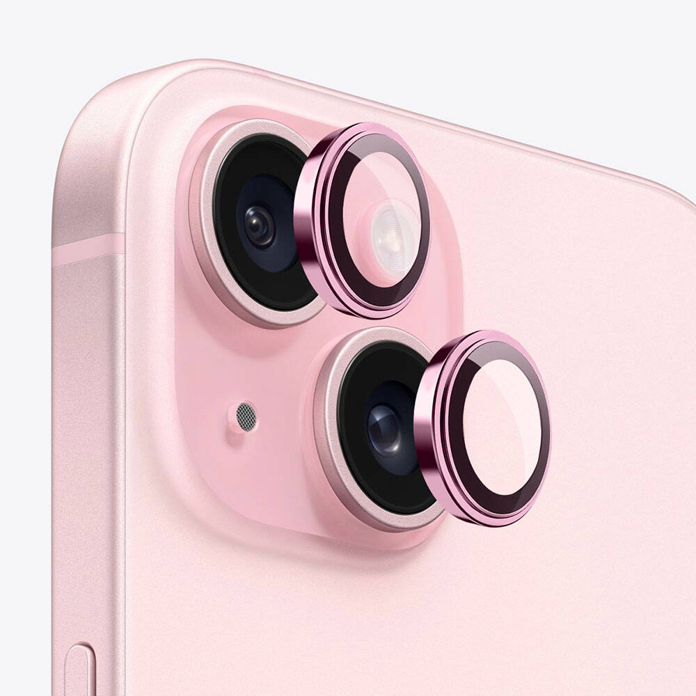 Apple iPhone 15 ​​​Plus Wiwu Lens Guard Metal Kamera Lens Koruyucu