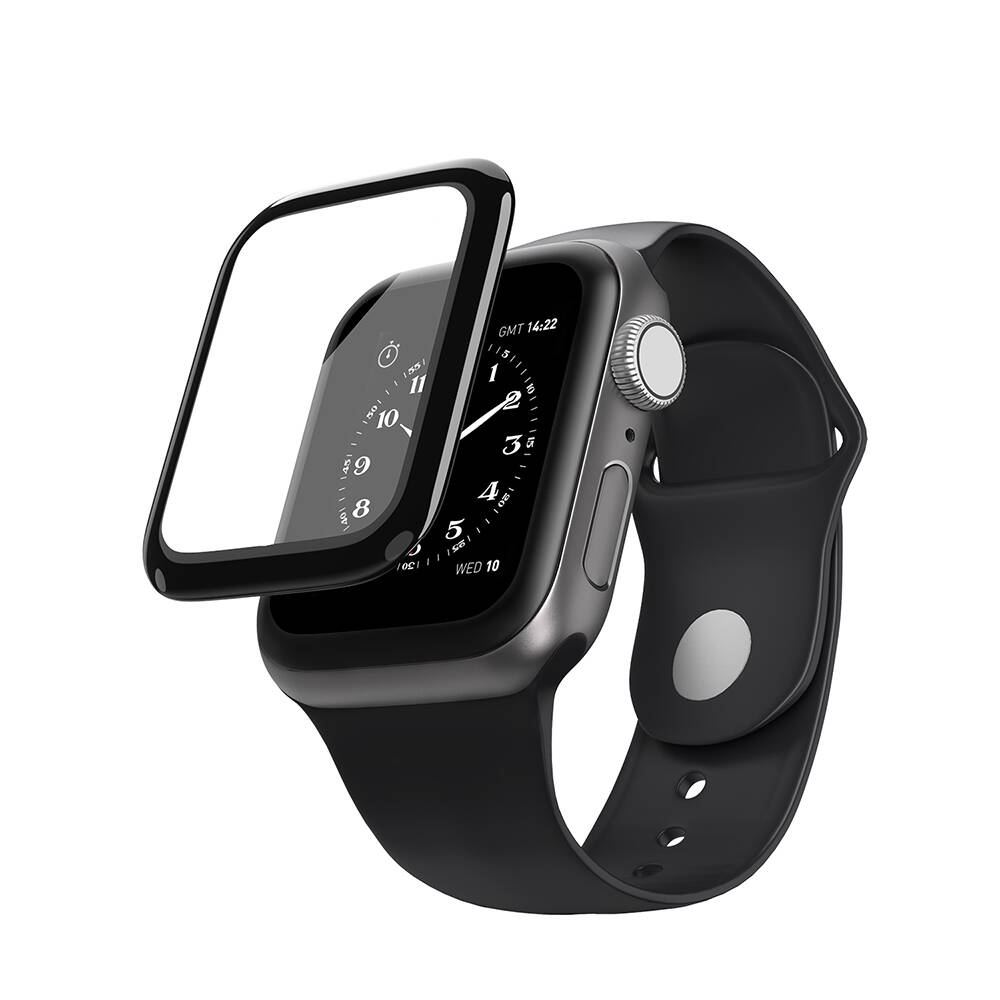 Apple Watch 7 45mm Wiwu Wi-JD105 Easy Install PMMA Pet Ekran Koruyucu + Kolay Uygulama Aparatı   