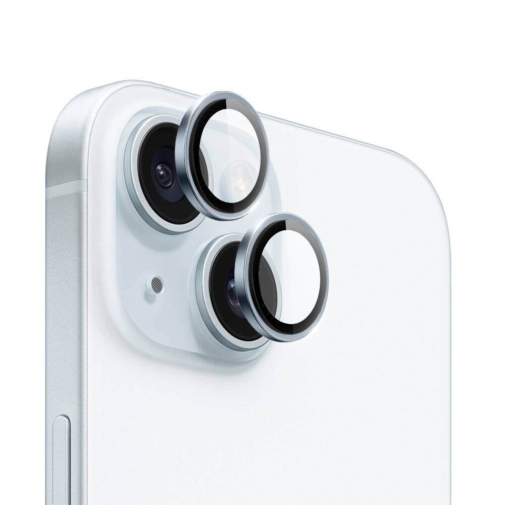 Apple iPhone 15 Wiwu LG-004 PVD Lens Guard Metal Kamera Lens Koruyucu
