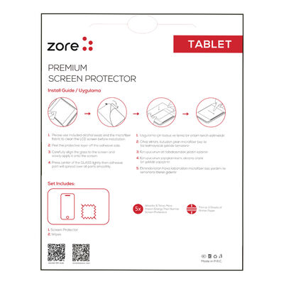 9 inch Universal Zore Tablet Blue Nano Screen Protector - 2