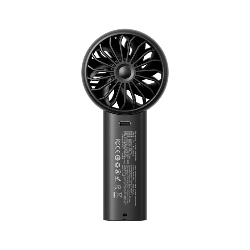 Aecooly PE01 Dijital LED Göstergeli 5 Kademeli Portatif Soğutucu El Fanı - 6