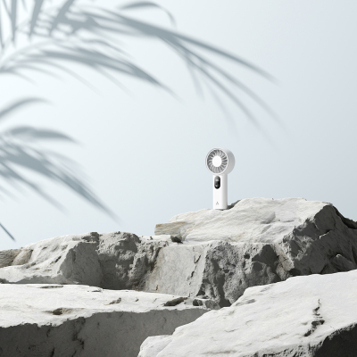 Aecooly PE01 Portable Hand Fan with Digital LED Display and 5 Speed ​​Settings - 24