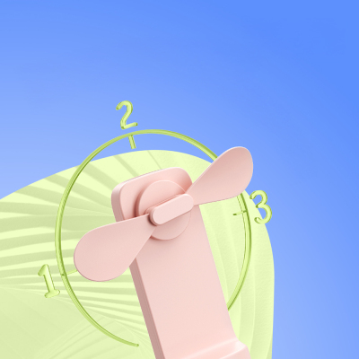 Aecooly PF01 Katlanabilen 3 Kademeli Portatif Soğutucu El Fanı - 43