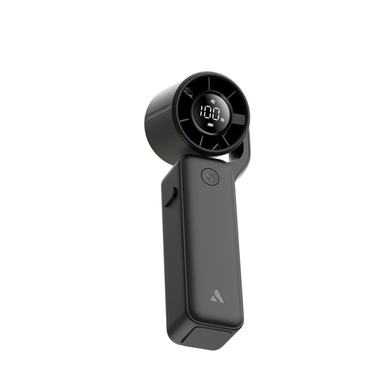 Aecooly PF04 Dijital LED Göstergeli 5 Kademeli Portatif Soğutucu El Fanı - 6