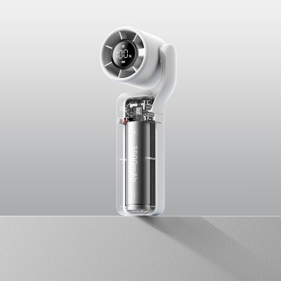 Aecooly PF04 Dijital LED Göstergeli 5 Kademeli Portatif Soğutucu El Fanı - 22