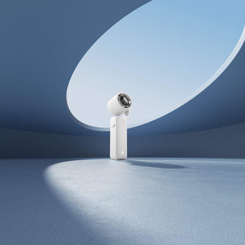 Aecooly PF04 Portable Hand Fan with Digital LED Display and 5 Speed ​​Settings - 30