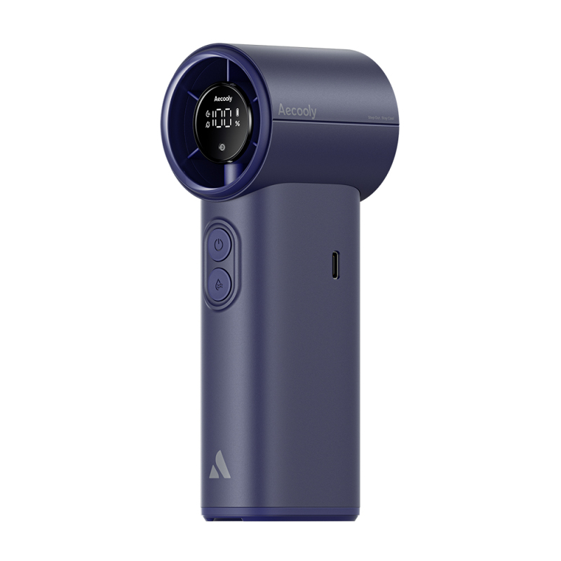 Aecooly PM02 Portable Handheld Cooling Fan with Digital LED Display, Mist Chill Function, and 5 Speed ​​Settings - 8