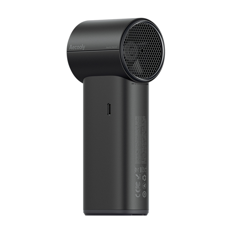 Aecooly PM02 Portable Handheld Cooling Fan with Digital LED Display, Mist Chill Function, and 5 Speed ​​Settings - 27
