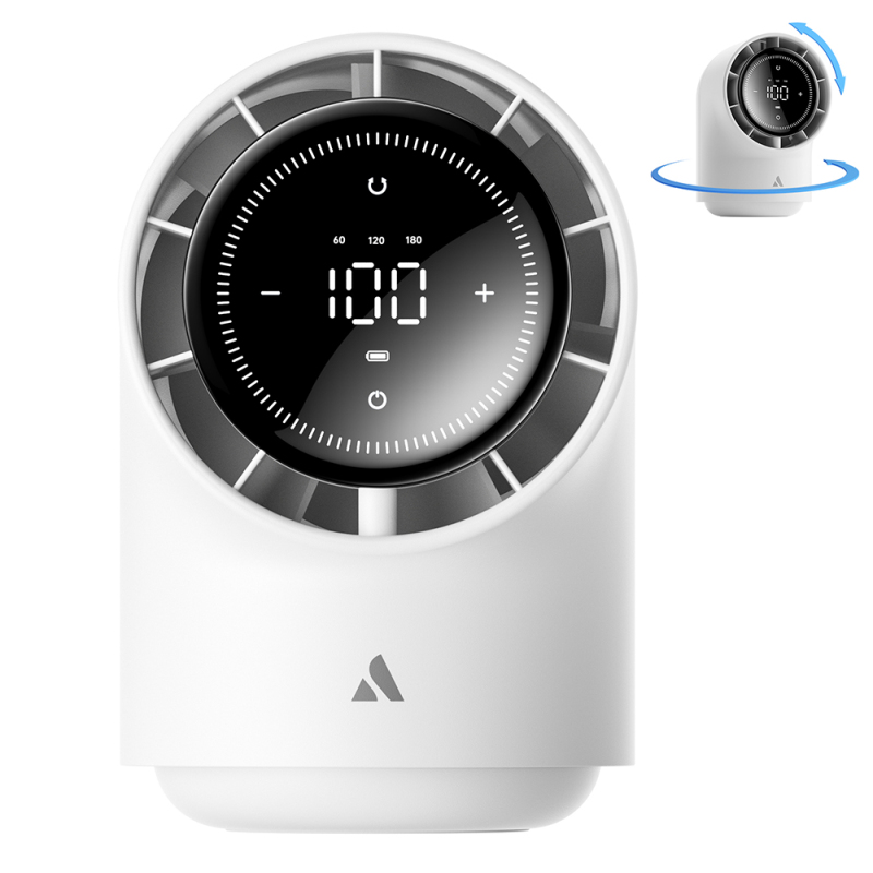 Aecooly TB01 Portable Desk Fan with Digital LED Display - 4