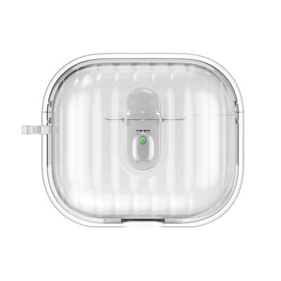 Airpods 4 Case Colored Transparent Sliced ​​Silicone Zore Airbag 40 Case - 2