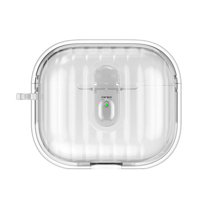 Airpods 4 Case Colored Transparent Sliced ​​Silicone Zore Airbag 40 Case - 2