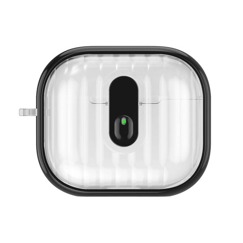 Airpods 4 Case Colored Transparent Sliced ​​Silicone Zore Airbag 40 Case - 3