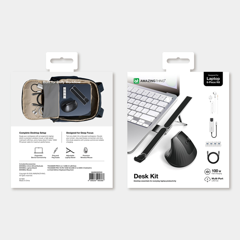 Amazingthing 5in1 Laptop Notebook Günlük Aksesuar Masaüstü Kiti - 3
