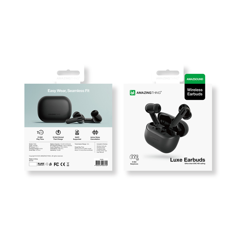 Amazingthing Amazsound Luxe ENC Technology In-Ear Bluetooth Headphones v5.4 - 11