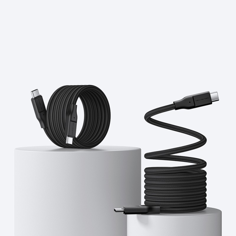 Amazingthing Magcord Serisi Magnetik Örgülü Tasarımlı Type-C to Type-C PD Data ve Şarj Kablosu 60W 1.2M - 9