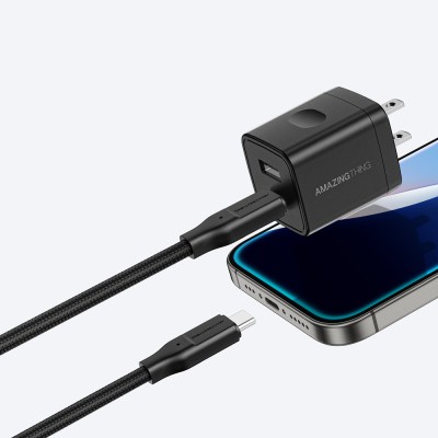 Amazingthing Magcord Serisi Magnetik Örgülü Tasarımlı Type-C to Type-C PD Data ve Şarj Kablosu 60W 1.2M - 11