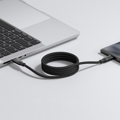 Amazingthing Magcord Serisi Magnetik Örgülü Tasarımlı Type-C to Type-C PD Data ve Şarj Kablosu 60W 1.2M - 14
