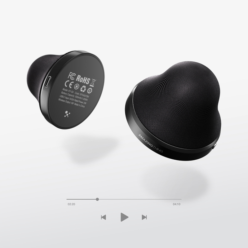 Amazingthing MagPlay Pocket Wireless Charging Mini Bluetooth Speaker v5.4 - 5