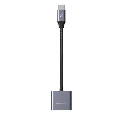 Amazingthing Thunder Pro 2-in-1 Type-C to 3.5mm Hi-Fi Aux Converter Audio Adapter - 2