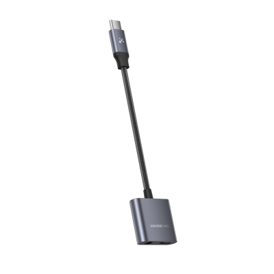 Amazingthing Thunder Pro 2-in-1 Type-C to 3.5mm Hi-Fi Aux Converter Audio Adapter - 3