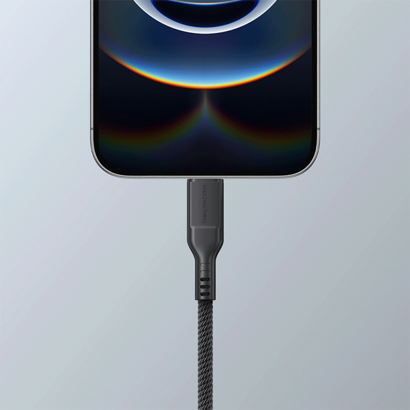 Amazingthing Thunder Pro 7X 100W Apple Watch Serisi Akıllı Saat Wireless 4in1 Type-C PD - Usb Hızlı Şarj Kablosu 1.5M - 11