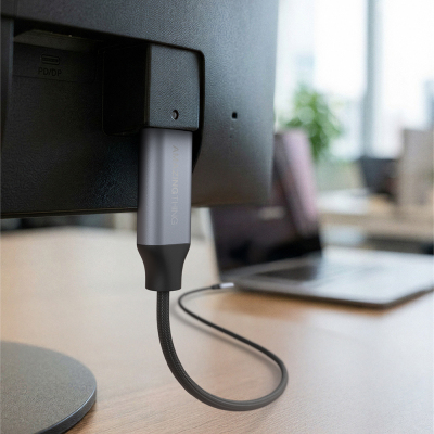 Amazingthing Thunder Pro HDTV Görüntü ve Ses Aktarıcı Type-C to HDMI Kablo Ultra HD 4K 60Hz 1.5M - 4