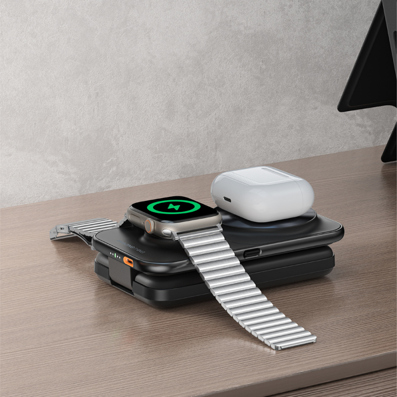Amazingthing Thunder Pro Mag 6in1 PD22.5W Foldable Stand Wireless Power Bank 8000mAh - 22