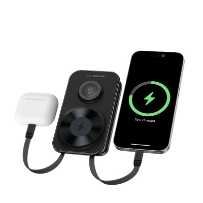 Amazingthing Thunder Pro Mag 6in1 PD22.5W Foldable Stand Wireless Power Bank 8000mAh - 6