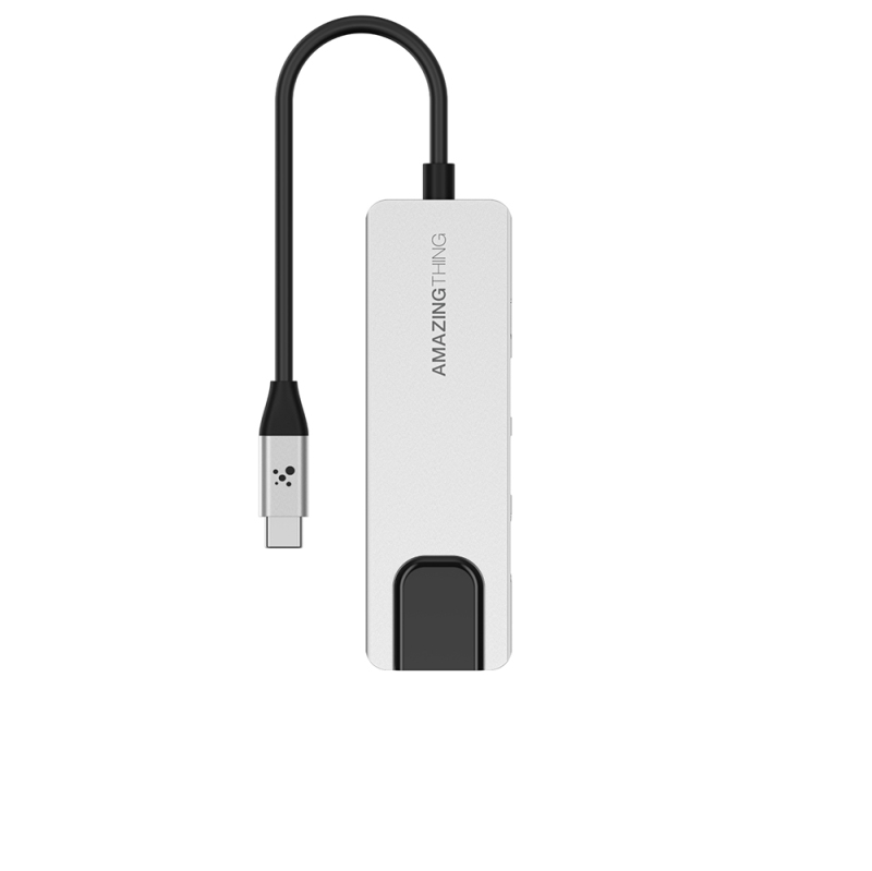 Amazingthing Thunder Pro RJ45 Type-c to HDTV 5 in 1 4K 60Hz Ethernet Converter Adapter - 3