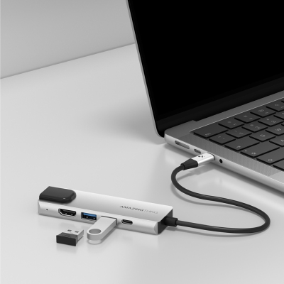 Amazingthing Thunder Pro RJ45 Type-c to HDTV 5 in 1 4K 60Hz Ethernet Dönüştürücü Adaptör - 10