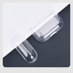 Apple Airpods 3. Generation Case Transparent Hard Crystal Zore Airbag 14 Case - 5