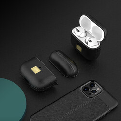 Apple Airpods 3. Nesil Kılıf Deri Görünümlü Askı Aparatlı Wlons Kılıf - 11