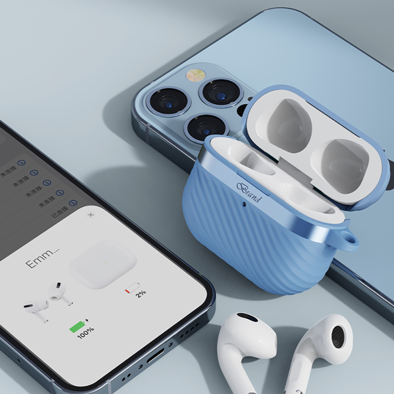 Apple AirPods 3. Nesil Kılıf M-Safe Şarj Özellikli Mutural Jiguang Serisi Silikon Kapak - 13