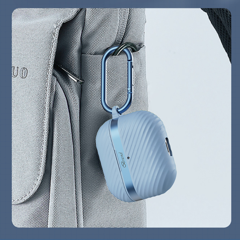 Apple AirPods 3. Nesil Kılıf M-Safe Şarj Özellikli Mutural Jiguang Serisi Silikon Kapak - 15