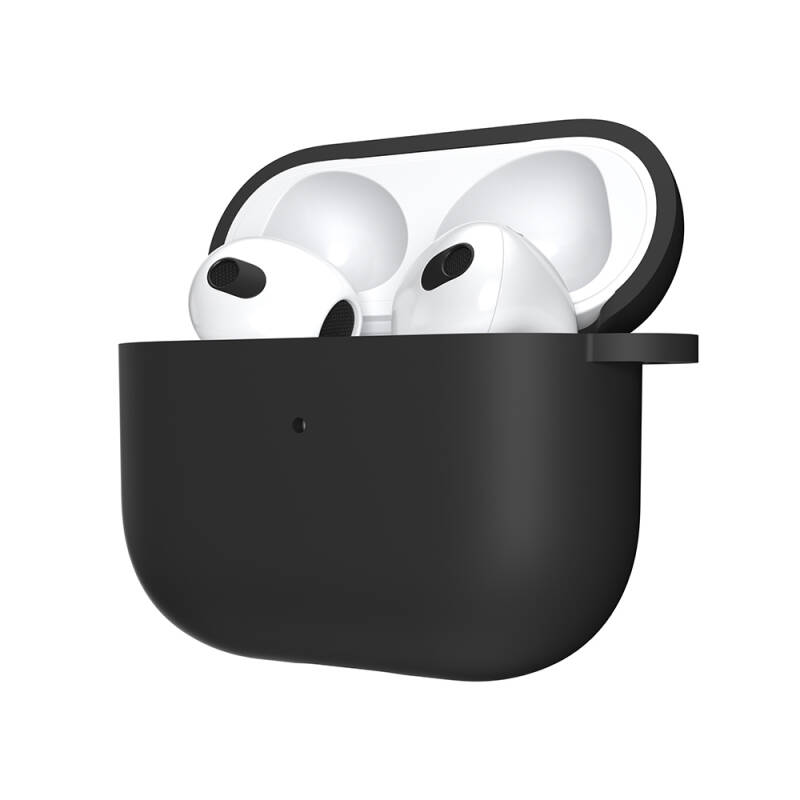 Apple Airpods 3. Nesil Kılıf Yumuşak Dokunuşlu Likit Silikon Tasarımlı Lisanslı Switcheasy Skin Kapak - 8