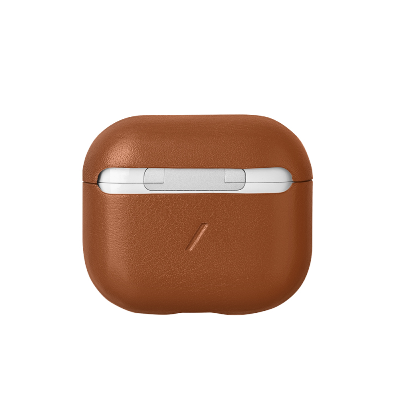 Apple AirPods 3.Nesil Kılıf M-Safe Şarj Özellikli Native Union Hakiki Nappa Derisi Klasik Kapak - 5