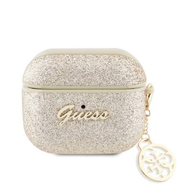 Apple Airpods 3rd Generation Case GUESS Glitter 4G Charm Cover - 1