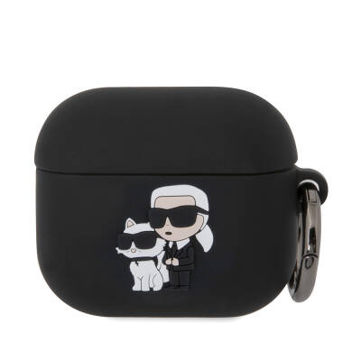 Apple Airpods 3rd Generation Case Karl Lagerfeld Original Licensed Karl & Choupette 3D Silicone Cover - 1