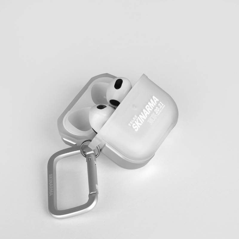 Apple Airpods 3rd Generation Case SkinArma Transparent Matte Design Kinzoku Case - 11