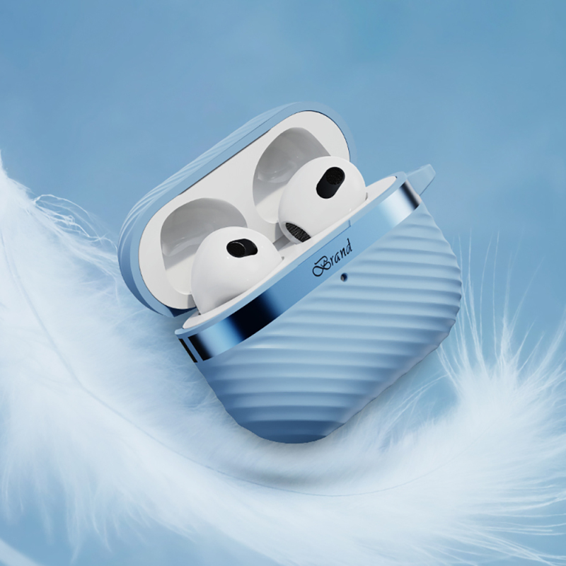 Apple AirPods 3rd Generation Case with M-Safe Charging Function, Mutural Jiguang Series Silicone Cover - 14
