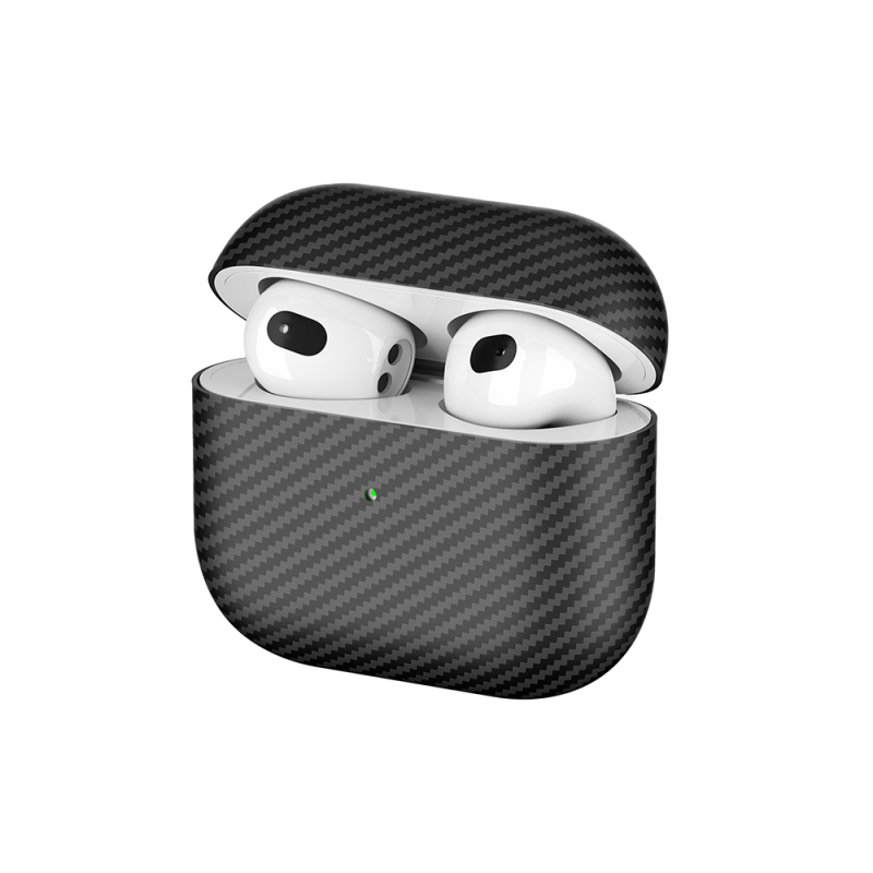 Apple Airpods 3rd Generation Zore Airbag 43 600D Carbon Fiber Headphone Case - 2