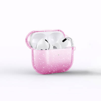 Apple Airpods 3rd Generation Zore Allstar Airbag 32 Shining Glitter Transparent Colored Case - 5