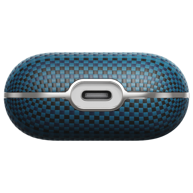 Apple Airpods 4 Case Aramid Fiber Pitaka Tactile Woven Sunset-Moonrise Series Sunset Cover - 15