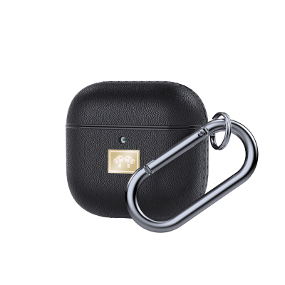 Apple Airpods 4 Case Leather Look Wlons Case with Hanger - 1