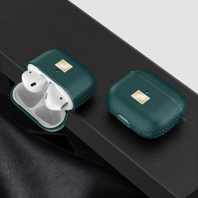 Apple Airpods 4 Case Leather Look Wlons Case with Hanger - 12