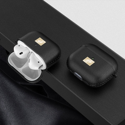 Apple Airpods 4 Case Leather Look Wlons Case with Hanger - 14