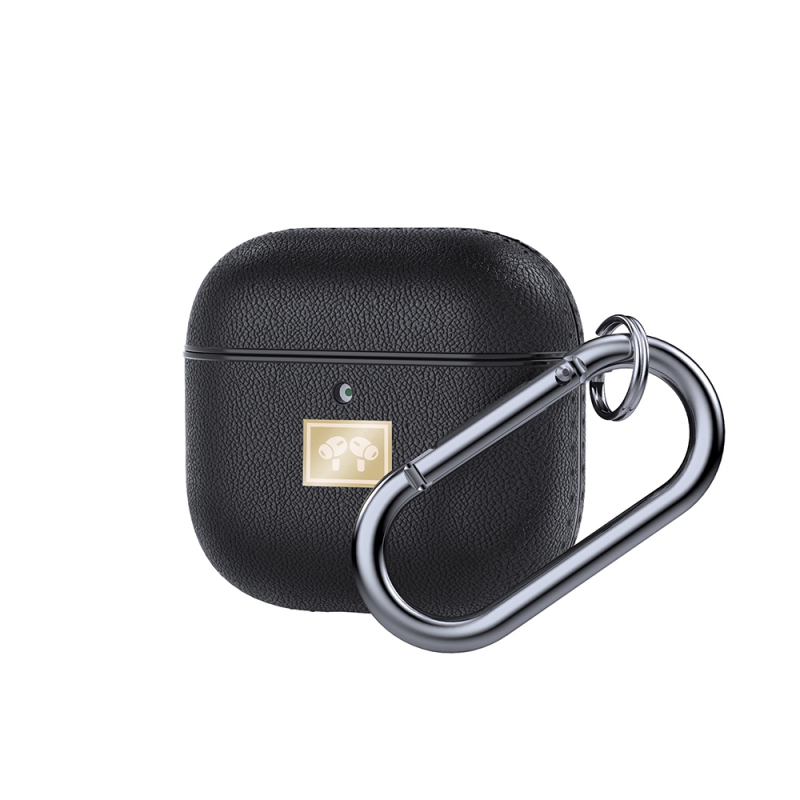 Apple Airpods 4 Case Leather Look Wlons Case with Hanger - 2